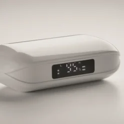 Gift Campaign Auricolari TWS in ABS riciclato in custodia con display LCD></noscript> Auricolari Personalizzati