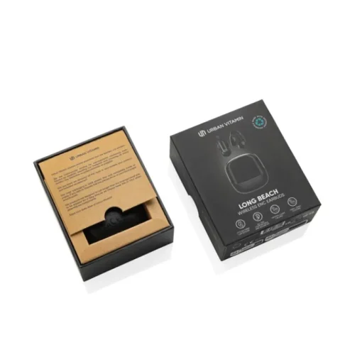 Gift Campaign Auricolari wireless con funzione ENC e impermeabilità IPX 4 Long Beach> Auricolari Personalizzati