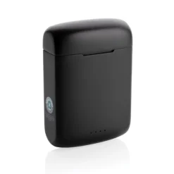 Gift Campaign Auricolari wireless con pannello solare nella custodia e BT 5.3> Auricolari Personalizzati