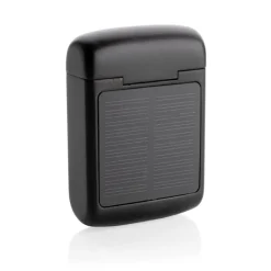 Gift Campaign Auricolari wireless con pannello solare nella custodia e BT 5.3></noscript> Auricolari Personalizzati