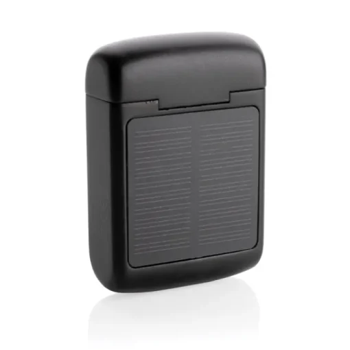 Gift Campaign Auricolari wireless con pannello solare nella custodia e BT 5.3> Auricolari Personalizzati