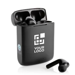 Gift Campaign Auricolari wireless con pannello solare nella custodia e BT 5.3></noscript> Auricolari Personalizzati