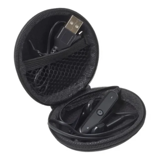 Gift Campaign Auricolari wireless da personalizzare con custodia rotonda Zipper Case> Auricolari Personalizzati