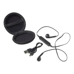 Gift Campaign Auricolari wireless da personalizzare con custodia rotonda Zipper Case></noscript> Auricolari Personalizzati