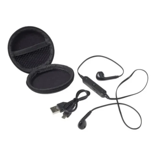 Gift Campaign Auricolari wireless da personalizzare con custodia rotonda Zipper Case> Auricolari Personalizzati