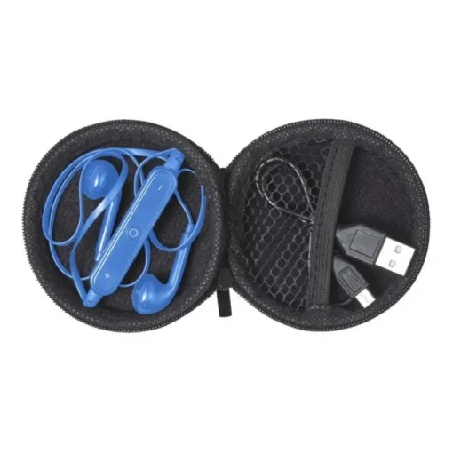 Gift Campaign Auricolari wireless da personalizzare con custodia rotonda Zipper Case> Auricolari Personalizzati