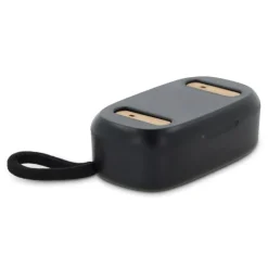 Gift Campaign Auricolari wireless in ABS con dettagli in bambù con custodia abbinata></noscript> Auricolari Personalizzati