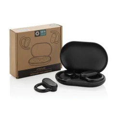Gift Campaign Auricolari wireless in ABS riciclato con microfono per chiamate BT 5.3></noscript> Auricolari Personalizzati