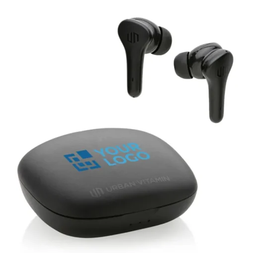 Gift Campaign Auriculari wireless con logo di qualità con classificazione IPX4 Byron> Gadget Palestra|Auricolari Personalizzati
