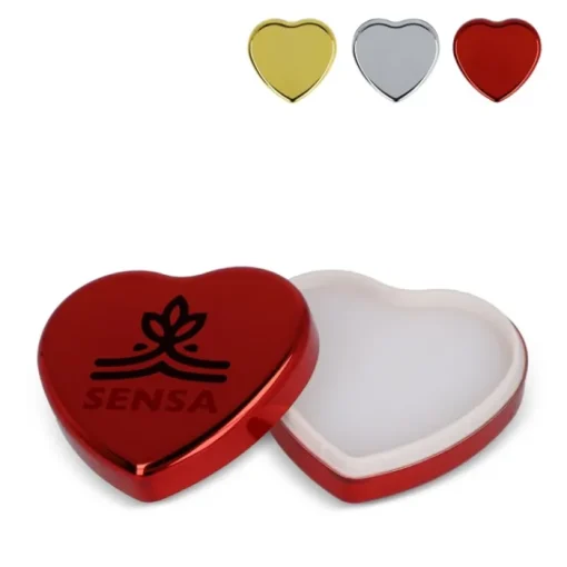 Gift Campaign Balsamo labbra in scatolina di metallo a forma di cuore> Burrocacao