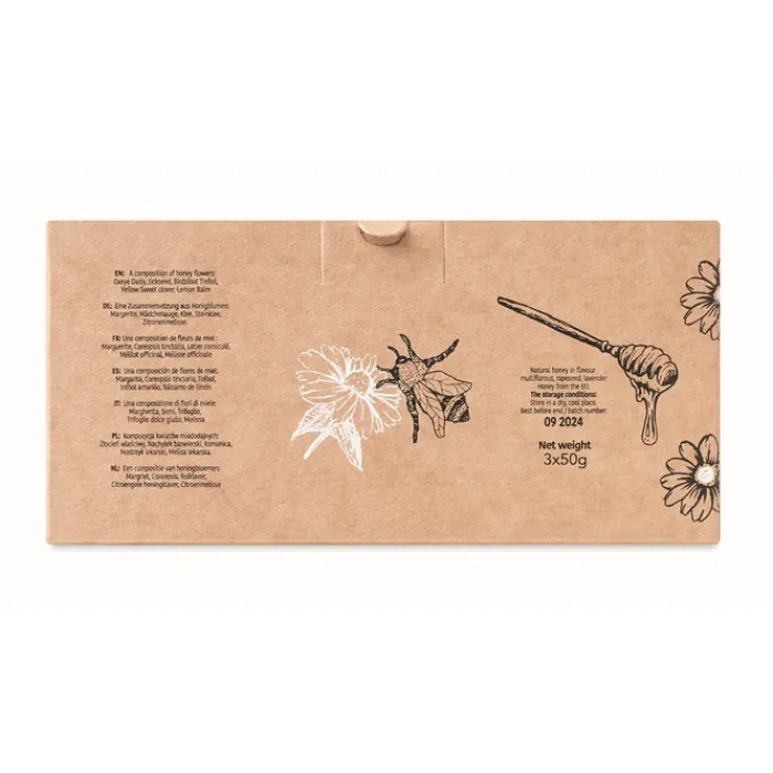 Gift Campaign Barattolini con 3 tipologie di miele differente da 50g ciascuno Diverse> Altri Utensili Da Cucina