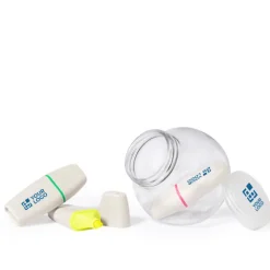 Gift Campaign Barattolino con 3 evidenziatori con corpo in fibra di grano><noscript><img width=