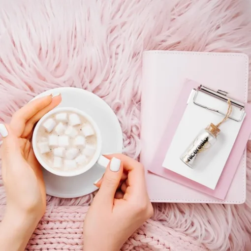 Gift Campaign Barattolino dei desideri da appendere in vetro con stelline Christmas> Gadget Natalizi