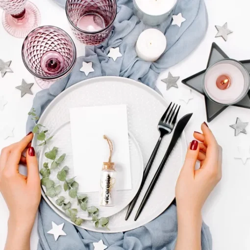 Gift Campaign Barattolino dei desideri da appendere in vetro con stelline Christmas> Gadget Natalizi