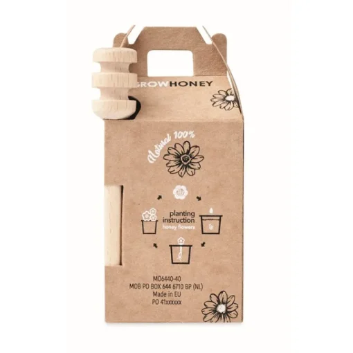 Gift Campaign Barattolino di miele da 50 g, dosatore in e semi da piantare> Altri Utensili Da Cucina