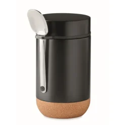 Gift Campaign Barattolo da 400 ml in acciaio con fondo in sughero e cucchiaio ToGo> Porta Pranzo