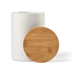 Gift Campaign Barattolo da cucina in ceramica con tappo in bambù da 900 ml> Altri Utensili Da Cucina