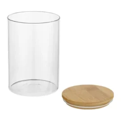 Gift Campaign Barattolo di medie dimensioni in vetro con coperchio in bambù da 550ml> Altri Utensili Da Cucina