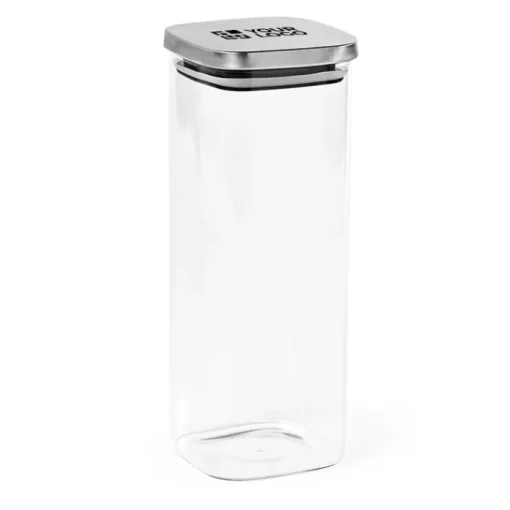 Gift Campaign Barattolo di vetro con coperchio in acciaio inox riciclato da 2,04l> Altri Utensili Da Cucina