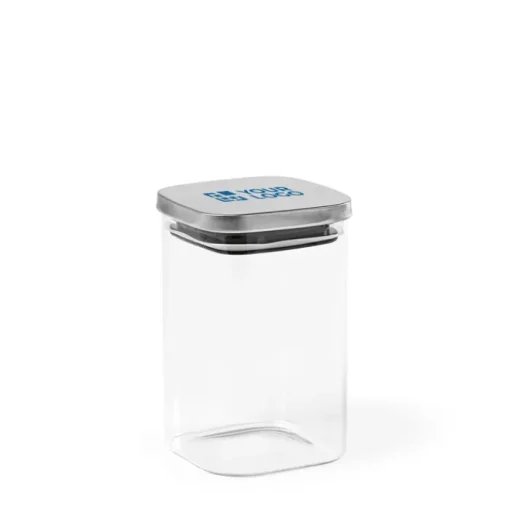 Gift Campaign Barattolo di vetro con coperchio in acciaio inox riciclato da 1,13l> Altri Utensili Da Cucina