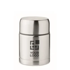 Gift Campaign Barattolo personalizzato da 800 ml in acciaio con tappo a vite Inox Lunch></noscript> Porta Pranzo