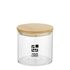 Gift Campaign Barattolo personalizzato in vetro con coperchio in bambù 320ml></noscript> Altri Utensili Da Cucina