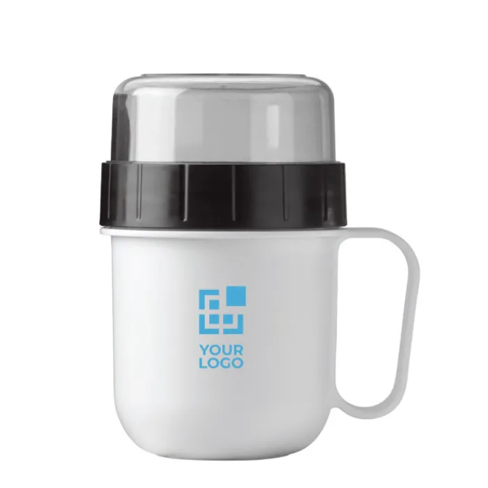Gift Campaign Barattolo porta alimenti a tazza con due scomparti da 520 e 230ml> Porta Pranzo