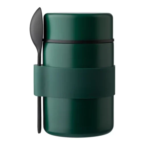 Gift Campaign Barattolo termico per alimenti in acciaio inox con cucchiaio incluso> Porta Pranzo