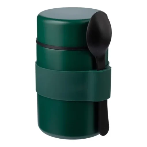 Gift Campaign Barattolo termico per alimenti in acciaio inox con cucchiaio incluso> Porta Pranzo