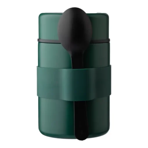 Gift Campaign Barattolo termico per alimenti in acciaio inox con cucchiaio incluso> Porta Pranzo