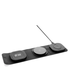 Gift Campaign Base di ricarica wireless a fascia pieghevole con 3 caricatori></noscript> Caricabatterie