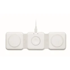 Gift Campaign Base di ricarica wireless pieghevole in ABS con 3 punti di ricarica 15W></noscript> Caricabatterie