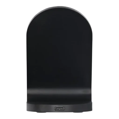 Gift Campaign Base di ricarica wireless in plastica riciclata a doppia bobina da 15W> Caricabatterie