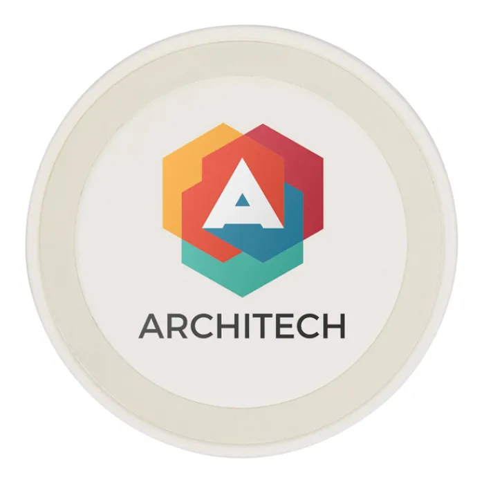 Gift Campaign Base di ricarica wireless con cavo 2 in 1 in plastica riciclata 15W> Caricabatterie