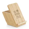 Gift Campaign Base ricarica personalizzata con supporto e portapenne in bambù Desk> Caricabatterie|Gadget Per L'Ufficio