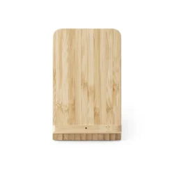 Gift Campaign Base ricarica personalizzata con supporto e portapenne in bambù Desk> Caricabatterie|Gadget Per L'Ufficio