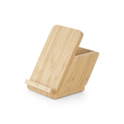 Gift Campaign Base ricarica personalizzata con supporto e portapenne in bambù Desk></noscript> Caricabatterie|Gadget Per L'Ufficio