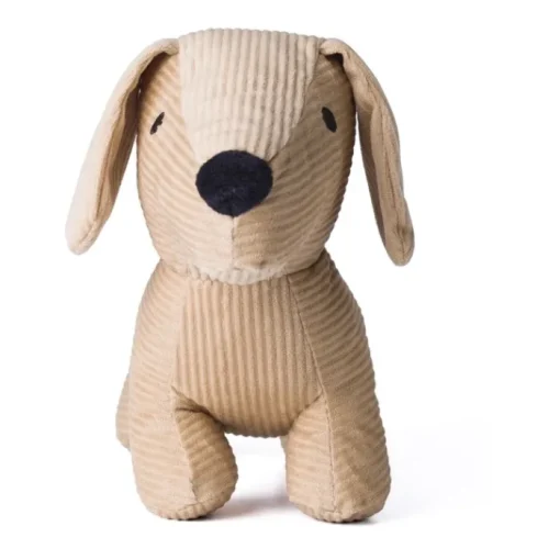 Gift Campaign Bassottino di peluche con occhi ricamati neri ed etichetta> Peluche