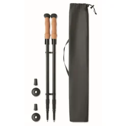 Gift Campaign Bastoni regolabili da nordic walking con impugnature in sughero> Gadget Palestra