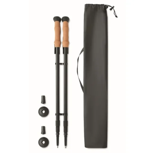 Gift Campaign Bastoni regolabili da nordic walking con impugnature in sughero> Gadget Palestra