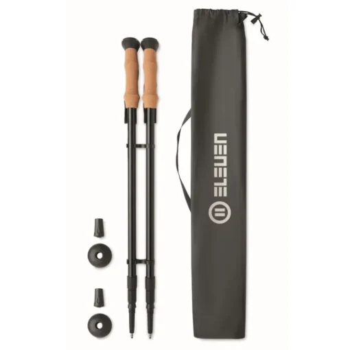 Gift Campaign Bastoni regolabili da nordic walking con impugnature in sughero> Gadget Palestra