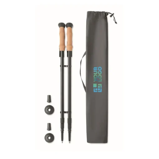 Gift Campaign Bastoni regolabili da nordic walking con impugnature in sughero> Gadget Palestra