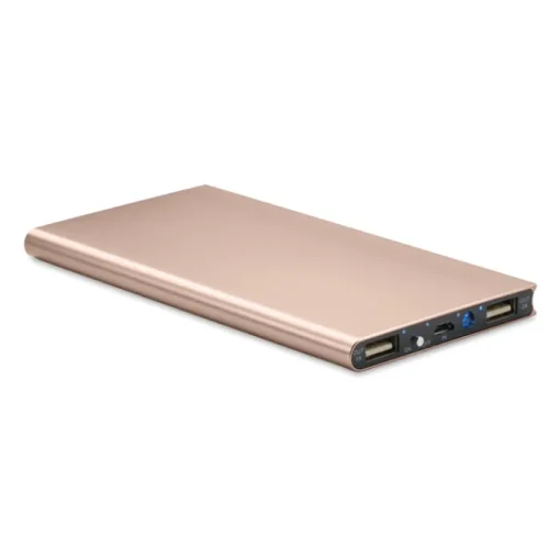 Gift Campaign Batteria esterna con logo da 8000mAh in alluminio Powercard Extra> Power Bank Personalizzati
