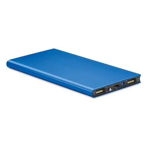 Gift Campaign Batteria esterna con logo da 8000mAh in alluminio Powercard Extra> Power Bank Personalizzati