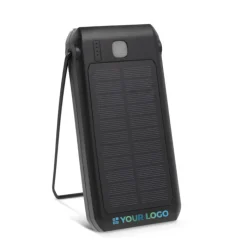 Gift Campaign Batteria esterna da 10.000mah con torcia a energia solare con 18 LED></noscript> Power Bank Personalizzati