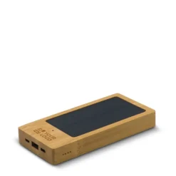 Gift Campaign Batteria esterna in bambù FSC con pannello solare e capacità 8.000 mAh></noscript> Power Bank Personalizzati