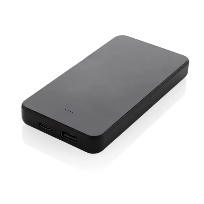 Gift Campaign Batteria esterna in plastica riciclata con indicatore da 10.000 mAh> Power Bank Personalizzati