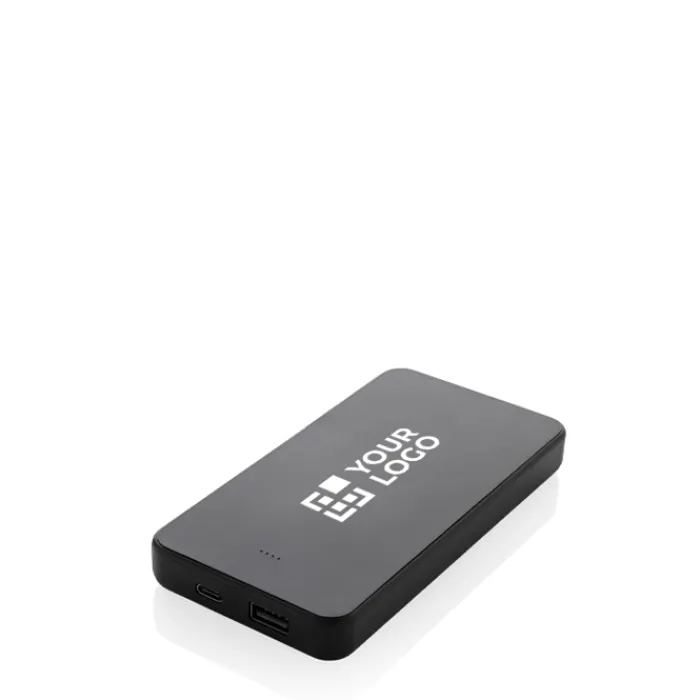 Gift Campaign Batteria esterna in plastica riciclata con indicatore da 10.000 mAh> Power Bank Personalizzati