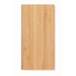Gift Campaign Batteria esterna wireless in bambù da 6.000 mAh Powerbank Bamboo></noscript> Power Bank Personalizzati