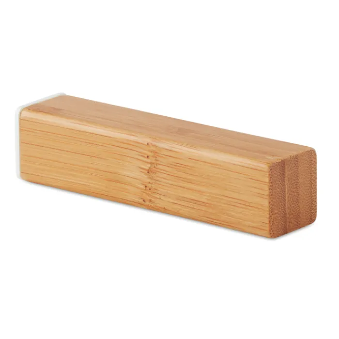 Gift Campaign Batteria portatile con scocca in bambù da 2.200 mAh Powerbank Bamboo> Power Bank Personalizzati